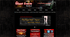 Desktop Screenshot of ghostevents.co.uk